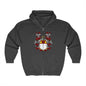 St.John Heraldry Full Zip Hoodie,  History Sweatshirt, Personalized Family Hoodie, Custom Zip Up, Unisex Hooded Sweatshirt, Gift for Generations