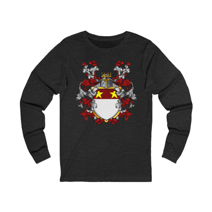 Custom Family Crest Long Sleeve Tee - Unisex Jersey Tee, Gift for Heritage Lovers, Personalized Birthday Gift, Heritage Tee, Stylish [...]