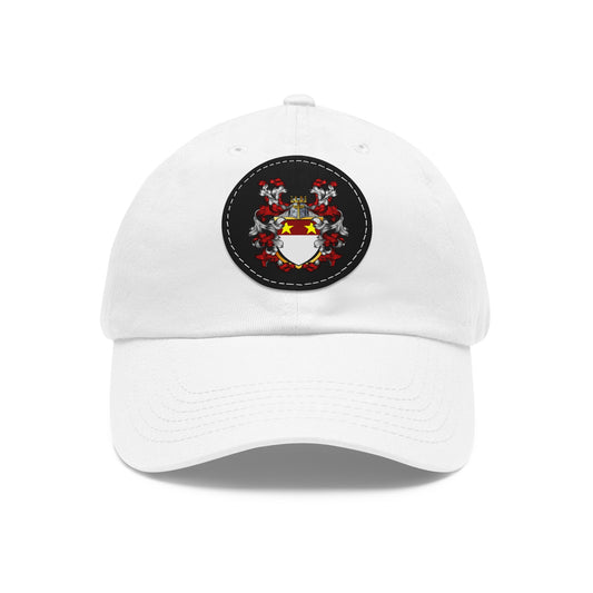 St. John Heraldry Hat with Leather Patch (Round)