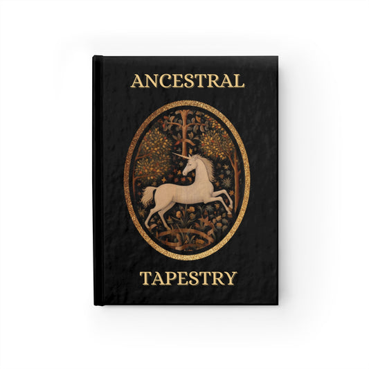Ancestral Tapestry Journal — Ruled Lined Hardcover Notebook
