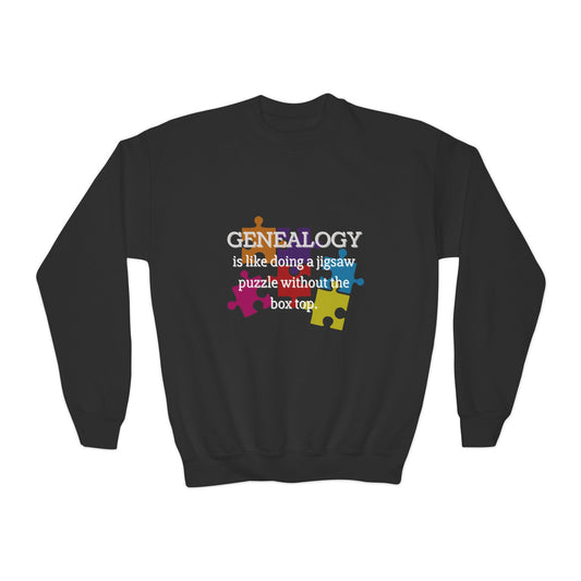 Colorful Genealogy Youth Crewneck Sweatshirt, Family History Sweatshirt, Cozy Puzzle Design, Gift for Genealogy Lovers, Unique Family [...]
