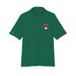 Unisex Performance Polo with Stylish Crest Design, Athletic Shirt for Sports & Everyday Wear, Perfect for Casual Outings, Gifts for Him, Her