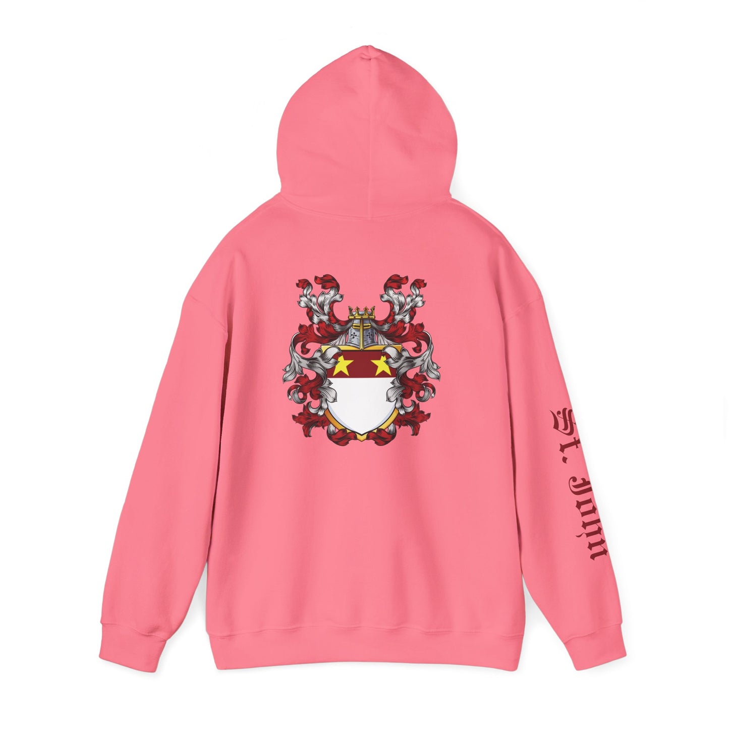 Eat. Sleep. Genealogy. Repeat. w/ St. John Heraldry Unisex Hoodie