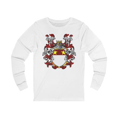 Custom Family Crest Long Sleeve Tee - Unisex Jersey Tee, Gift for Heritage Lovers, Personalized Birthday Gift, Heritage Tee, Stylish [...]