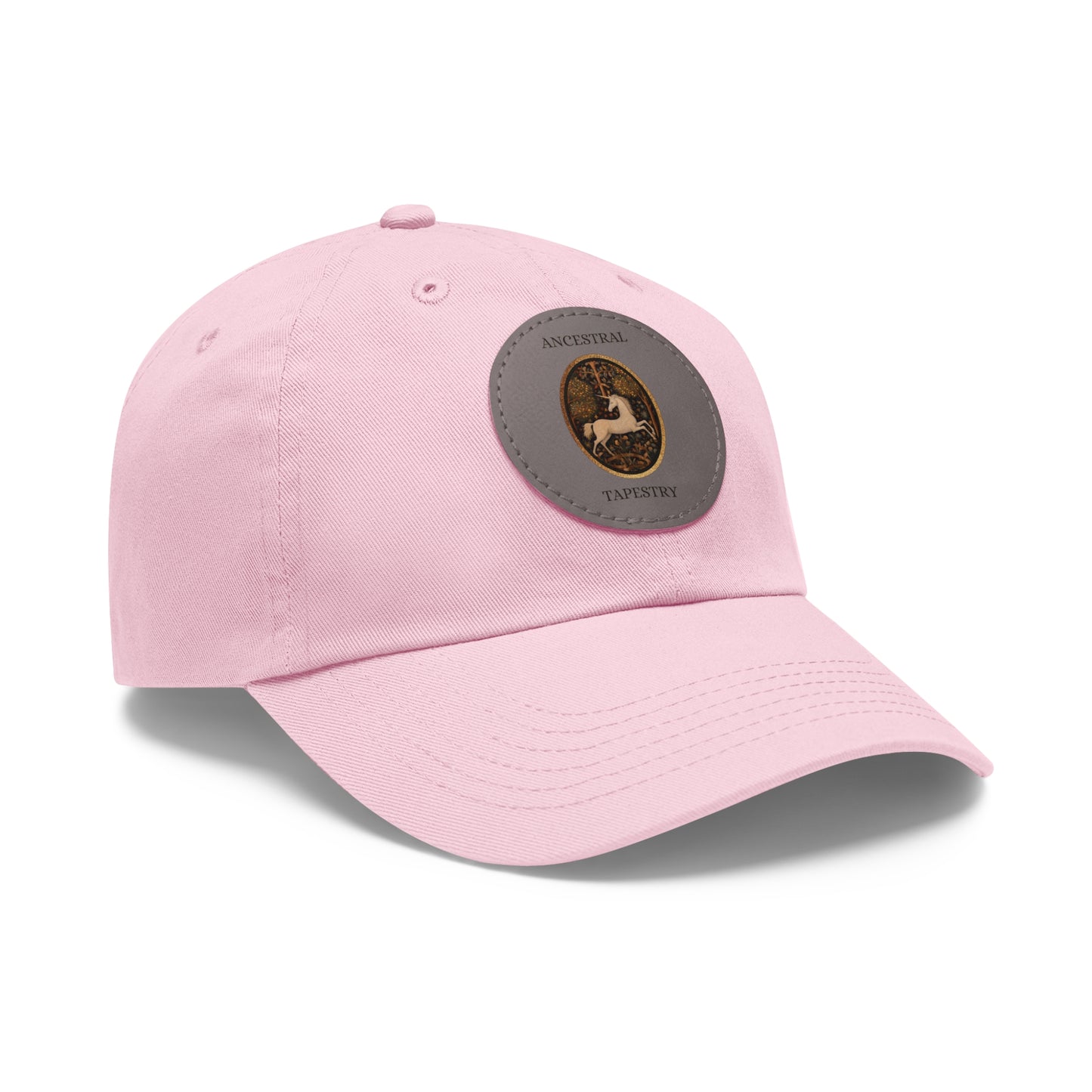 Ancestral Tapestry Vintage Leather Patch Hat