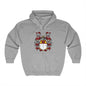 St.John Heraldry Full Zip Hoodie,  History Sweatshirt, Personalized Family Hoodie, Custom Zip Up, Unisex Hooded Sweatshirt, Gift for Generations