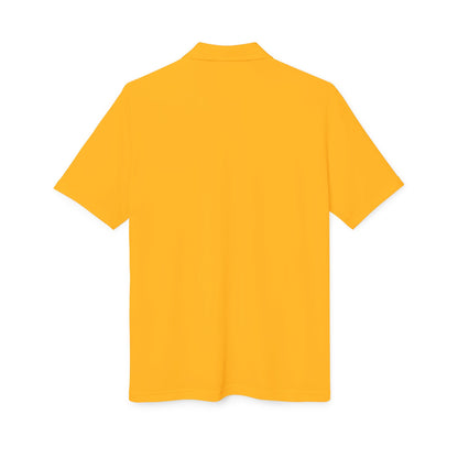 Unisex Performance Polo with Stylish Crest Design, Athletic Shirt for Sports & Everyday Wear, Perfect for Casual Outings, Gifts for Him, Her