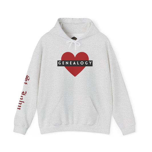 Love Genealogy w/ St. John Heraldry Unisex Hoodie
