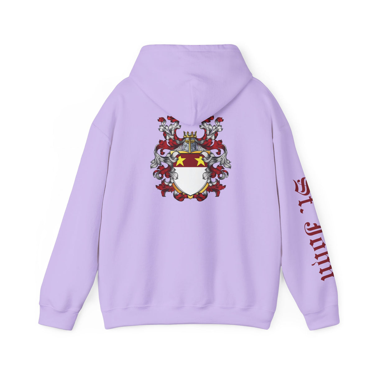 Genealogy Enthusiast Hoodie with St. John Heraldry