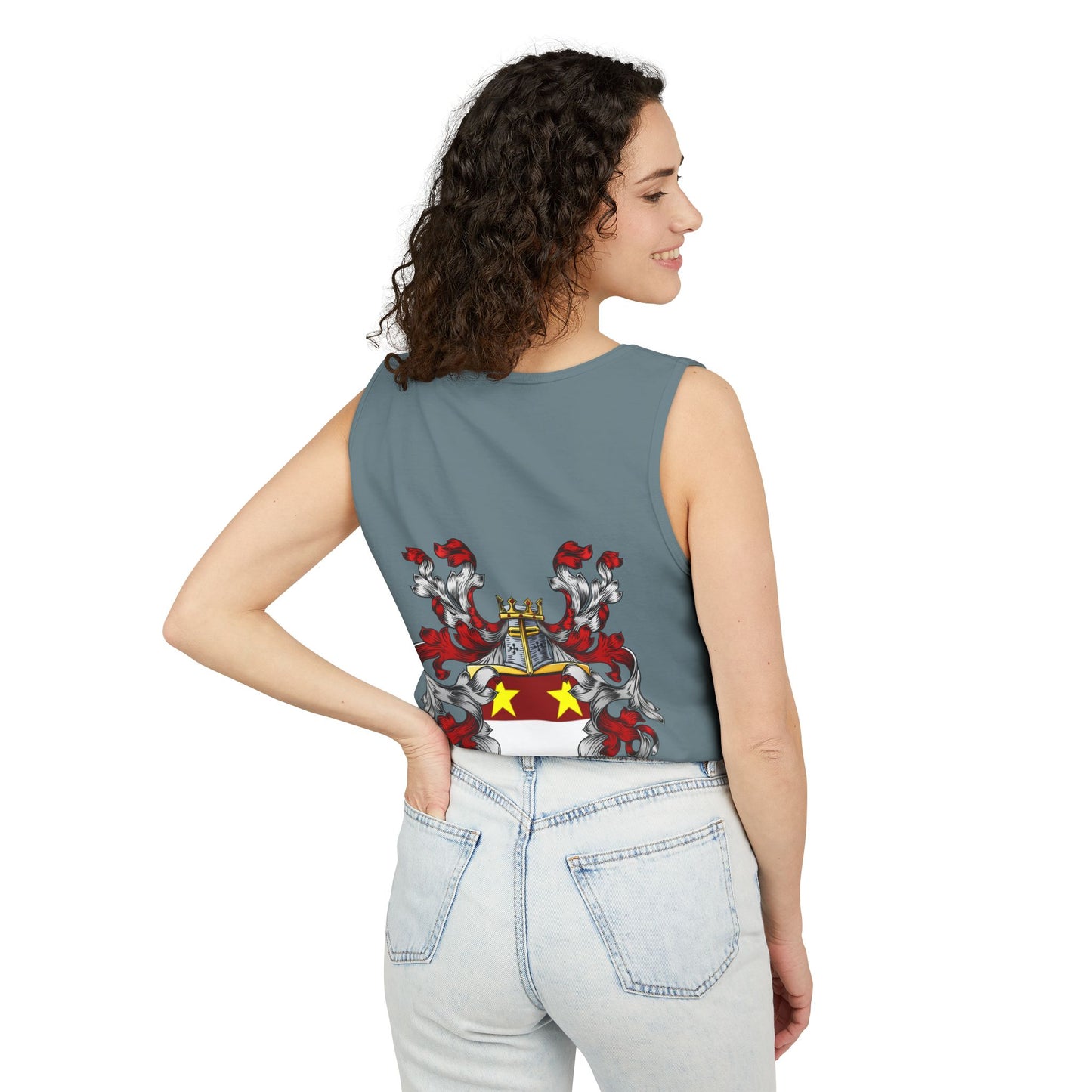 Love Floral Unisex Tank Top, Gift, Summer Apparel, Valentine's Day, Relaxed Fit, Casual Wear, Personalized Style