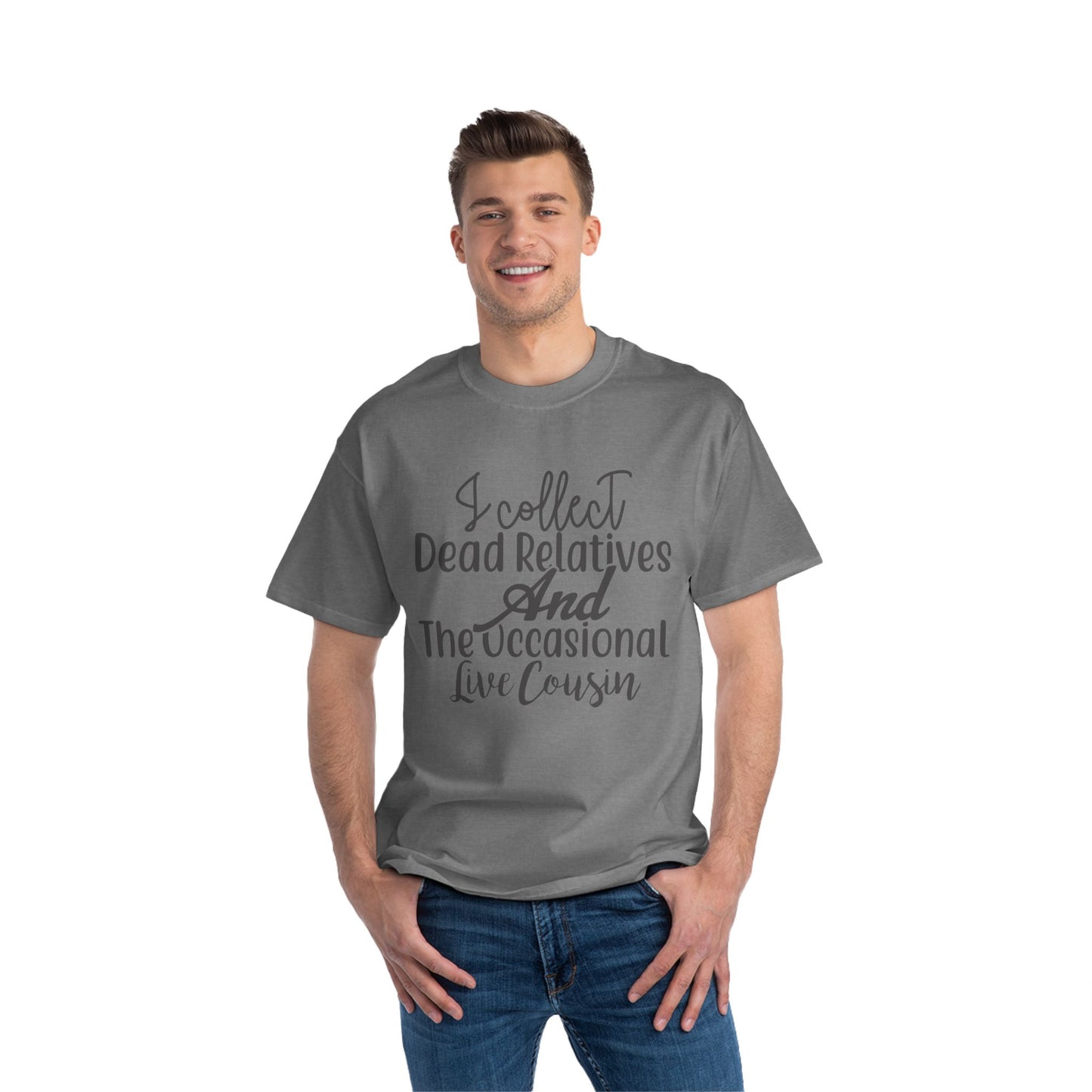 I Collect Dead Relatives and the Occasional Live Cousin St. John Heraldry T-Shirt