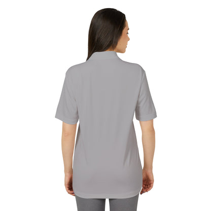 Unisex Performance Polo with Stylish Crest Design, Athletic Shirt for Sports & Everyday Wear, Perfect for Casual Outings, Gifts for Him, Her