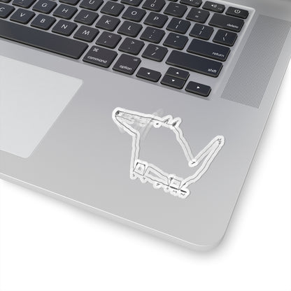 Christopher St. John Art Sketch Kiss-Cut Sticker — Hand-Drawn Whimsical Laptop Decal