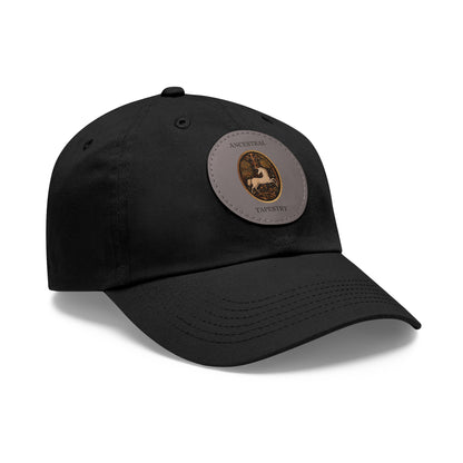 Ancestral Tapestry Vintage Leather Patch Hat