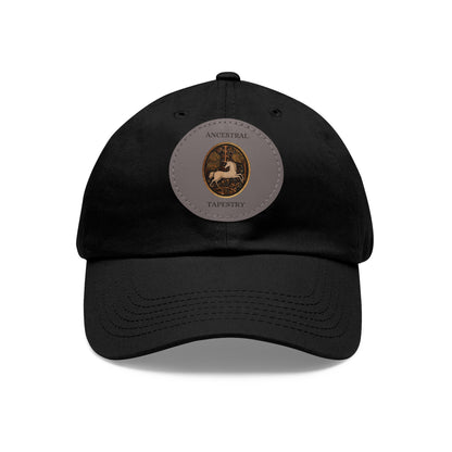 Ancestral Tapestry Vintage Leather Patch Hat