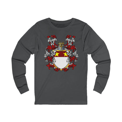 Custom Family Crest Long Sleeve Tee - Unisex Jersey Tee, Gift for Heritage Lovers, Personalized Birthday Gift, Heritage Tee, Stylish [...]