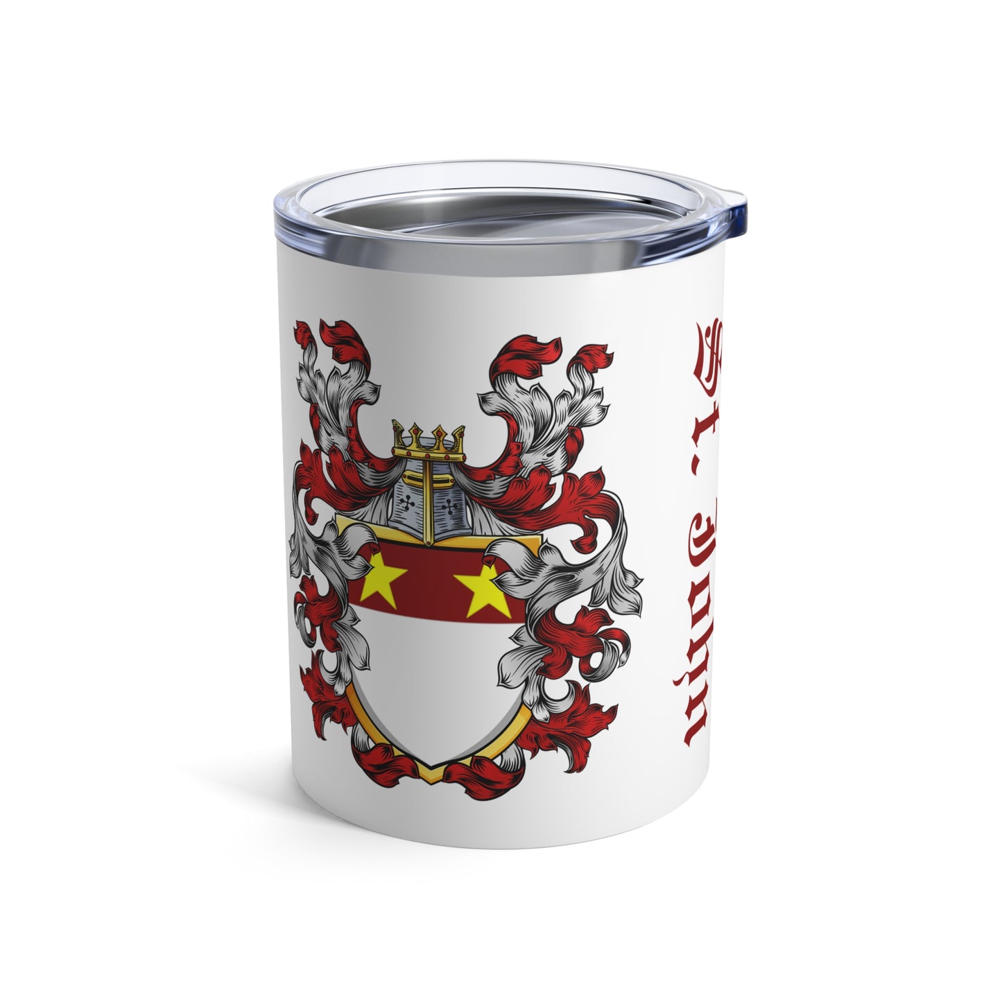 St. John Family Crest Tumbler 10oz, Personalized Gift, Custom Drinkware, Family Heritage Mug, Perfect for Celebrations, Unique Keepsake