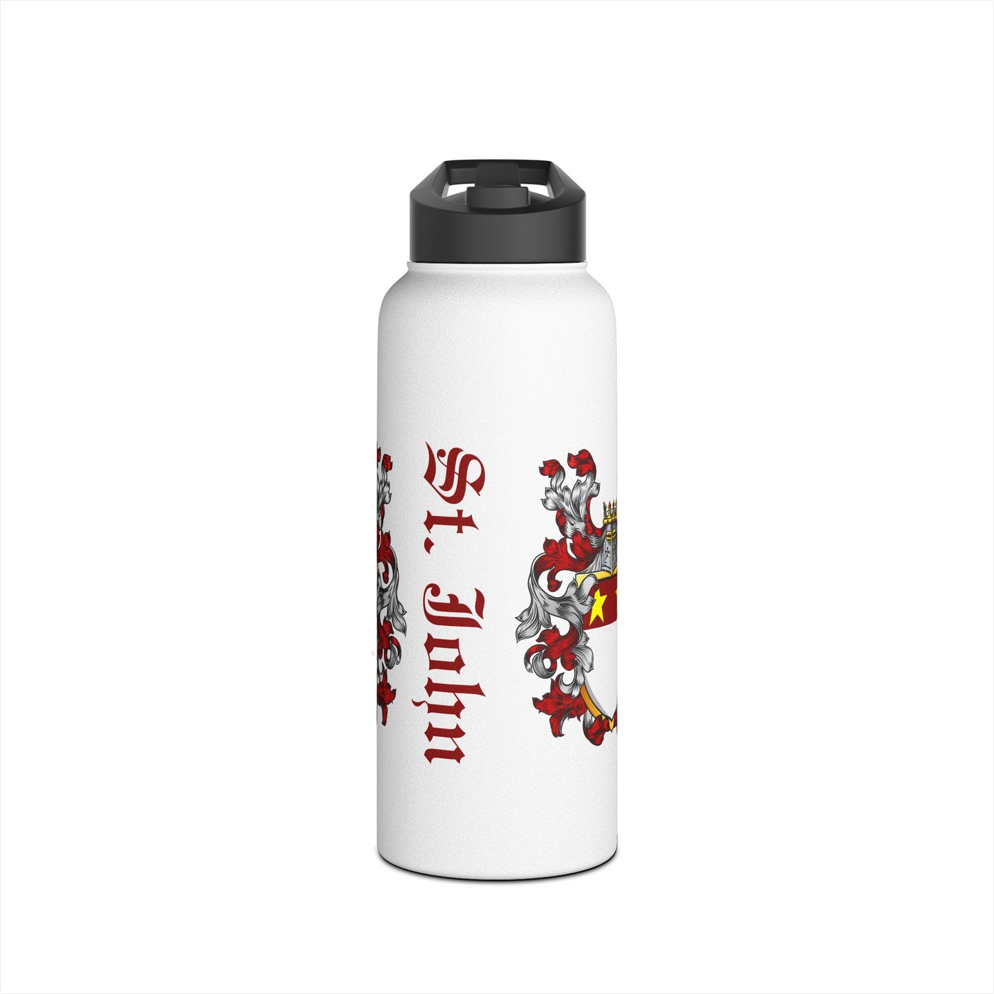 St. John Stainless Steel Water Bottle with Crest Design for St. John, Custom Hydration Gift for Adventurers, Eco-Friendly Travel [...]
