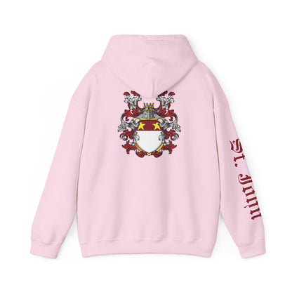 Making History for 970 years Hoodie with St. John Heraldry & St. John on the sleeve