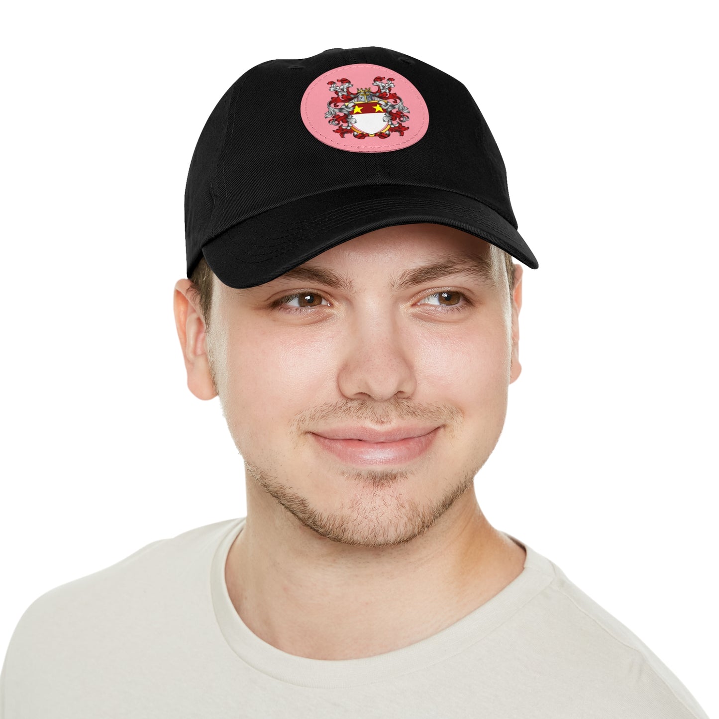 St. John Heraldry Hat with Leather Patch (Round)
