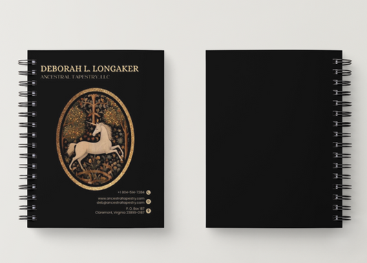 Ancestral Tapestry Spiral Notebooks (1 each) — Signature Client Series