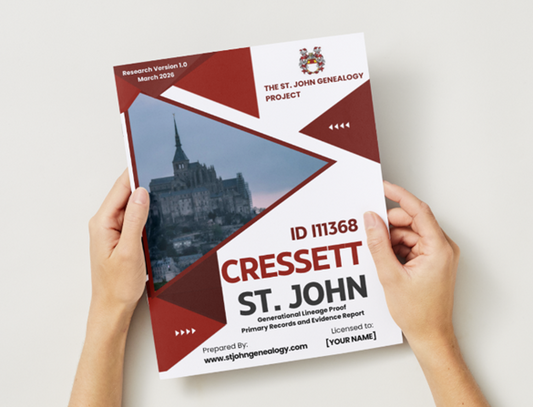Generational Lineage Proof: ID I11368 Cressett (de Port-St. John) Butler | Gateway Ancestor