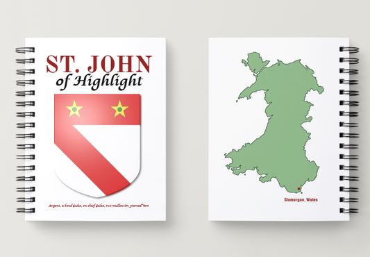 Pride in the Shield Heraldry Notebook | St. John of Highlight