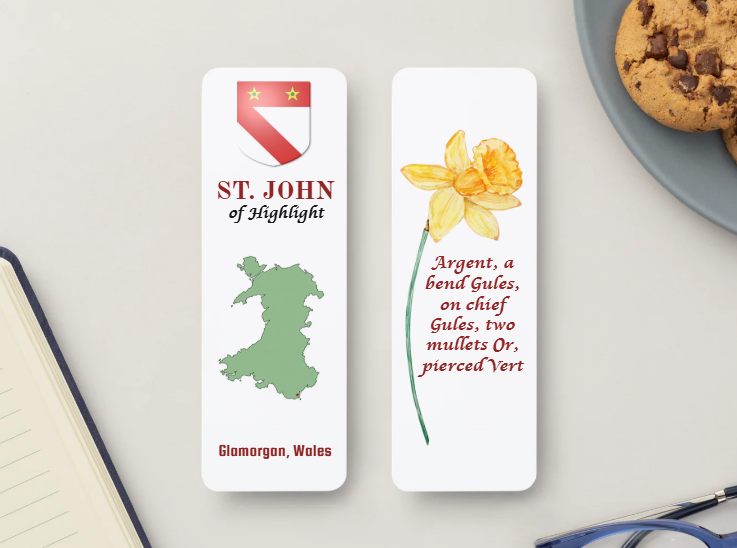 Pride in the Shield Heraldry Bookmarks (set of 10 double-sided) | St. John of Highlight
