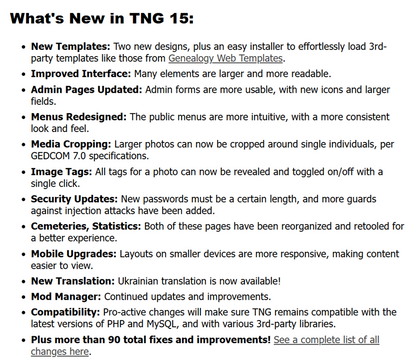 Basic TNG Website Setup