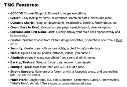 Basic TNG Website Setup