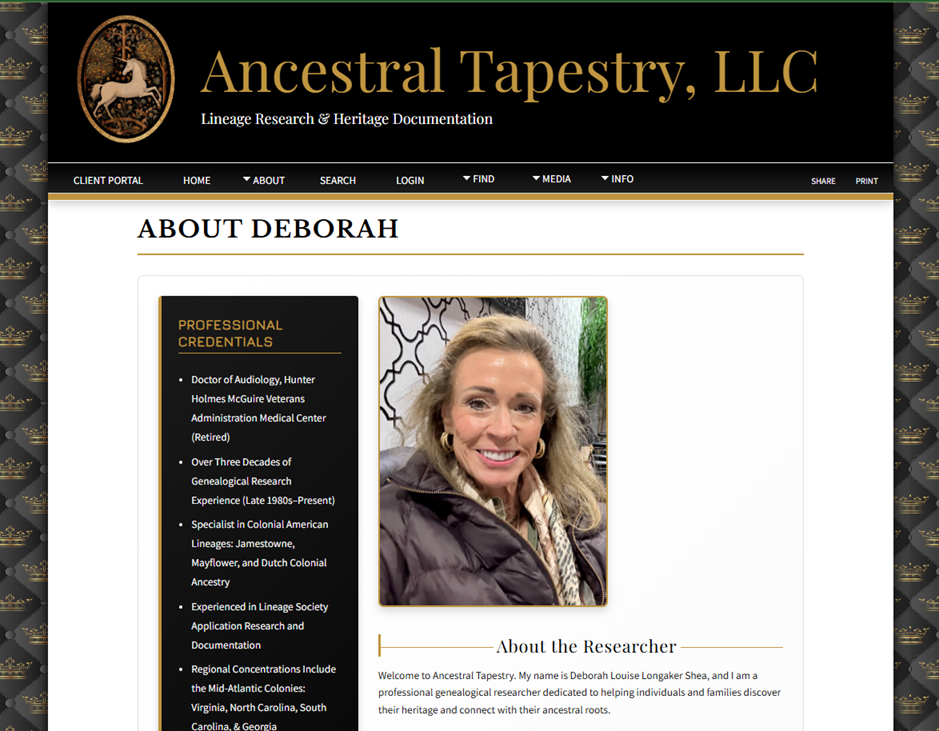 Signature Client Series | Ancestral Tapestry Website Development & Brand Marketing