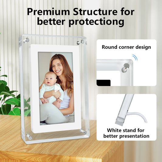 Digital Memory Frame™ – 7” WiFi Photo Display for Family Memories