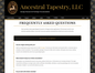 Ancestral Tapestry Website | Custom Page Change Request