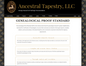 Ancestral Tapestry Website | Custom Page Change Request
