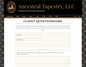 Ancestral Tapestry Website | Custom Page Change Request